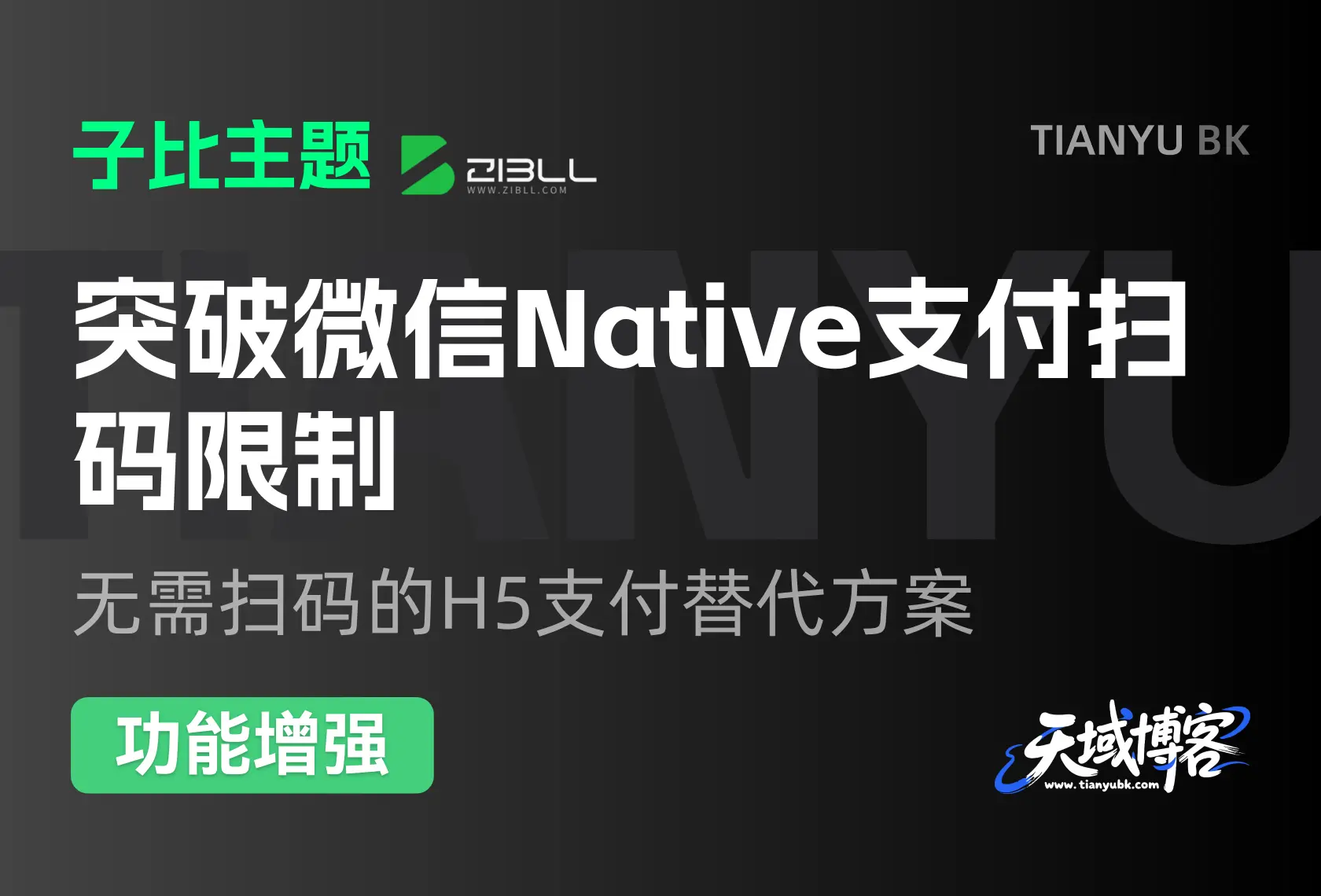 子比主题 突破微信 Native 支付扫码限制:无需扫码的H5支付替代方案-天域博客